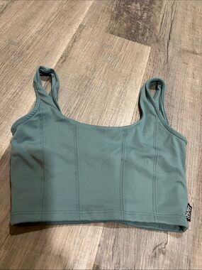 Tiger Friday Sage green crop top size Child XL